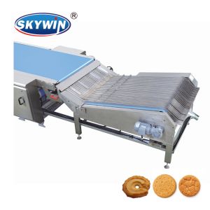 SGS approved Star Wheel Biscuit Stacker Machine Easy to Operate