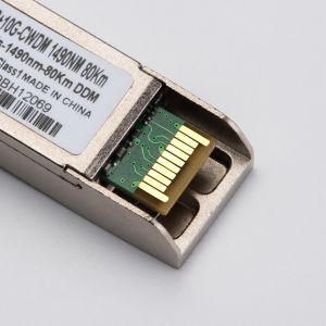 Buy cheap 10G 80km CWDM Optical Module SFP+10G-1490nm Single Mode Dual Core Fiber Compatible With Huawei ZTE And Cisco from wholesalers
