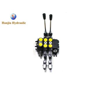 Buy cheap Hydraulic Solenoid Directional Valve 60 L / Min 16 Gpm Electric Solenoid 12v + Levers from wholesalers