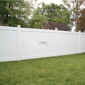Buy cheap White Color Anti Aging Vinyl Garden Fencing With Solid Panel from wholesalers