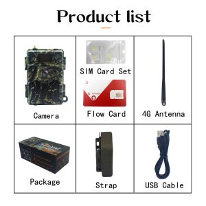 2.4 Inches Screen Mobile Trail Camera CMOS Cellular 24MP 4g Lte Trail Camera