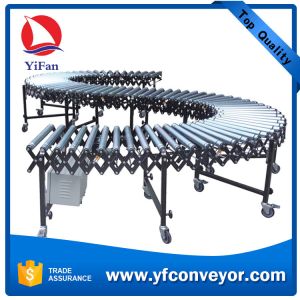 Buy cheap 4m Flexible Extendable Powered Roller Conveyor from wholesalers