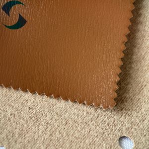 1.0mm PVC Faux Leather Fabric Elastic With Customization 25 - 50M/Roll