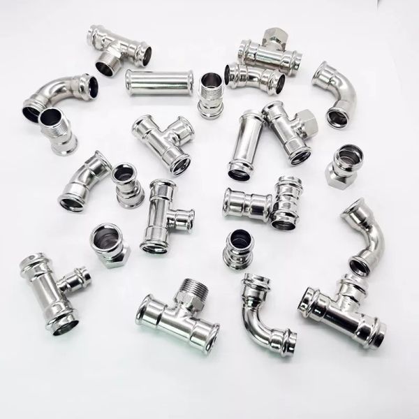Quality Epual Coupling 304 Stainless Steel Press Fittings 1/4 Inch for sale