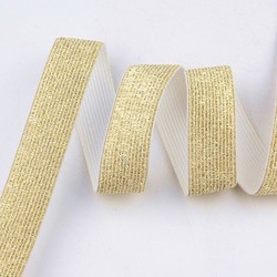 Sequin Striped Jacquard Band for Garment Underwear Waistband Glitter Jacquard