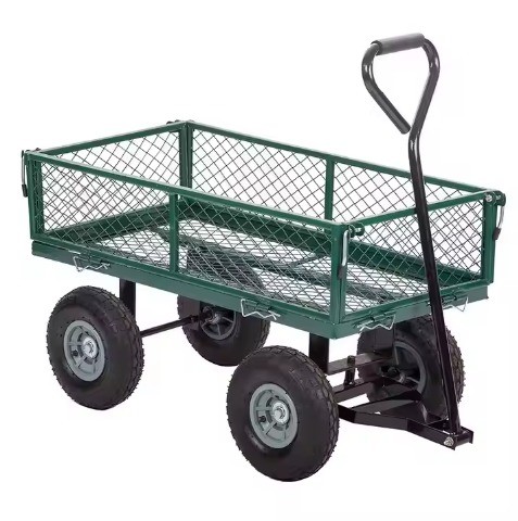 Quality High Capacity Folding Outdoor Utility Wagon High Bearing Customizable for sale