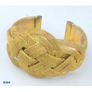 Buy cheap Elegant OEM / ODM metal bangles with gold plated from wholesalers