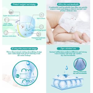 Buy cheap Eco Friendly Soft Fitted Pull Up Pants Baby Disposable Diaper from wholesalers