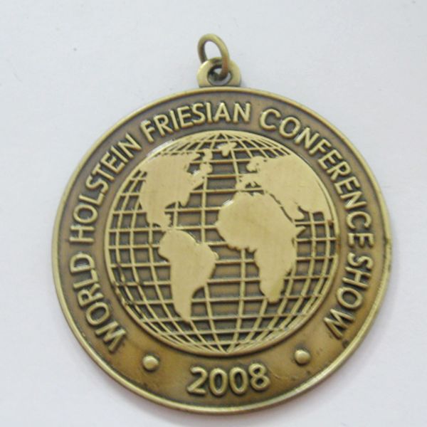 Quality Copper / zinc alloy OEM / ODM Custom Made Emblems with lanyard for sale