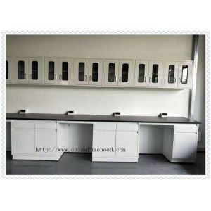 Buy cheap Eoxy Resin Top  Laboratory Desk Furniture  With Reagent Rack Resistance from wholesalers