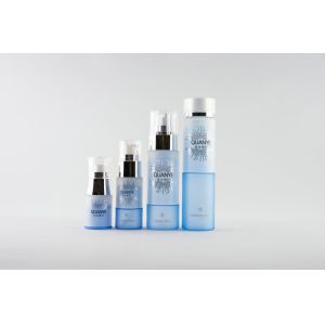 China Wear Resistant Plastic Cosmetic Bottles With Hot Stamping Surface Treatment on sale