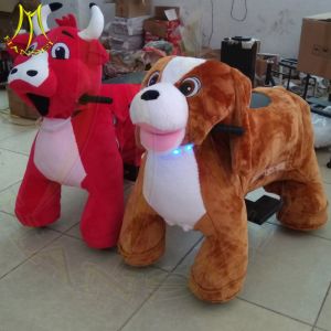 Buy cheap Hansel amusement park games electric plush walking animal toy rides from wholesalers