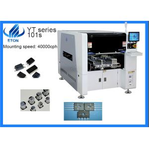 Buy cheap SMT picking and place machine  for panel light with tape reel package and 10pcs head and 16pcs feeder from wholesalers