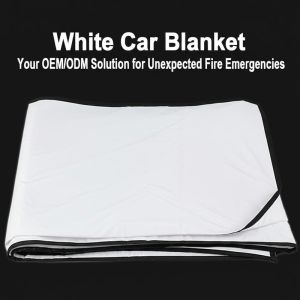 Buy cheap White Car Fire Blanket Your OEM/ODM Solution for Unexpected Fire Emergencies from wholesalers