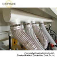 China Full automatic PVC edge banding machine KC307D with gluing end cutting rough  fine trimming scraping buffing functions for sale