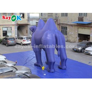 Dark Blue Inflatable Cartoon Characters For Outdoor Advertisement / Giant