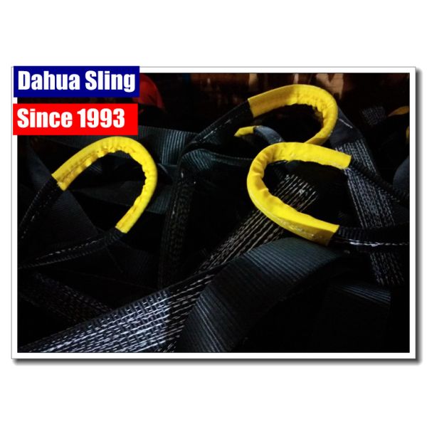 Quality 3 Inches Yellow Recovery Tow Straps 30000lb Long Tow Truck Tie Down Straps for sale