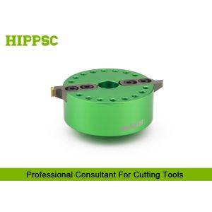 Green Face CNC Cutting Tools , Aluminum Milling Cutter With Insert Tool Holder