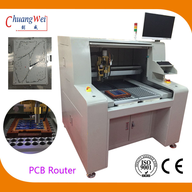 Buy cheap High Efficient PCB Router Machine PCB Singulation Dual workstation from wholesalers