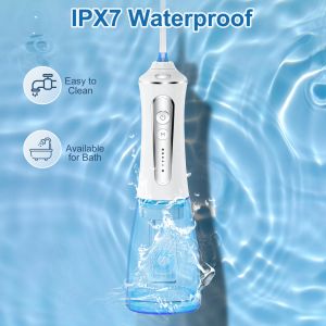 Buy cheap Portable Handheld Dental Water Flosser IPX7 Waterproof 30 Days Battery Life Large Tank from wholesalers