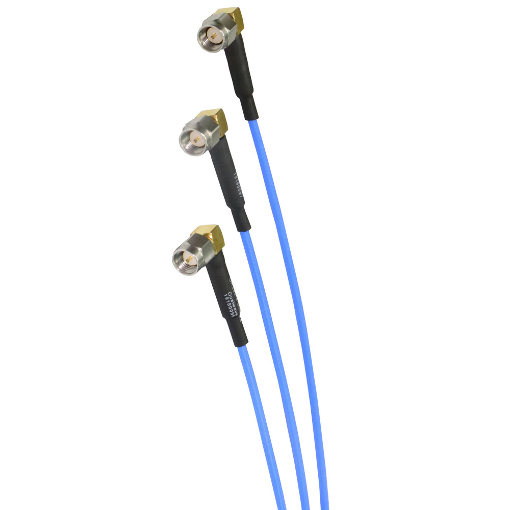 Buy cheap RoHS Interconnection Dielectric 26.5G Custom RF Test Cables Silver Plated Copper product