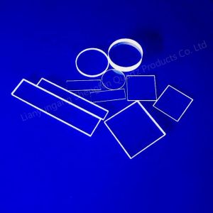 Buy cheap UV Quartz Glass Plate Lens High Light Transmittance 100mm Thickness from wholesalers