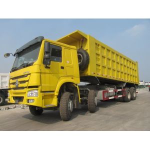 Buy cheap SINOTRUK Howo 8×4 isuzu dump truck 70 Tons Load 30CBM dump box Model ZZ3317N4667A from wholesalers