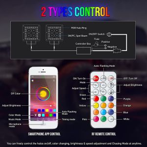 Buy cheap Mini RGB Vehicle LED Work Lights 3 Inch 4x4 Led Pod Light Decoration from wholesalers