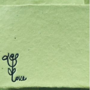 Custom Plantable Embedded Seed Paper Note Tags Recycled Seed Paper