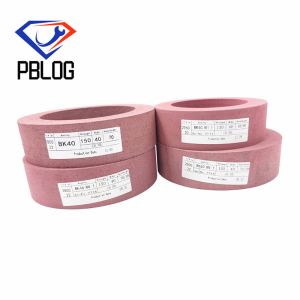 Buy cheap Factory customizable Glass edge processing polishing pad pink grinding stone Cup type polishing wheel from wholesalers