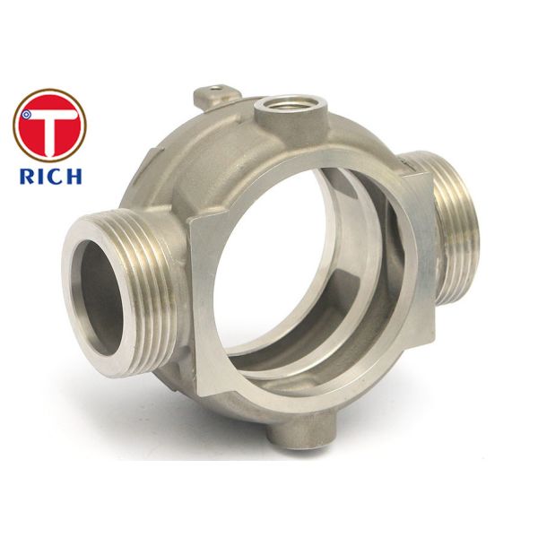 Custom CNC Turning Milling Parts Exhaust Valve Body 304 Stainless Steel Cylinder Accessories