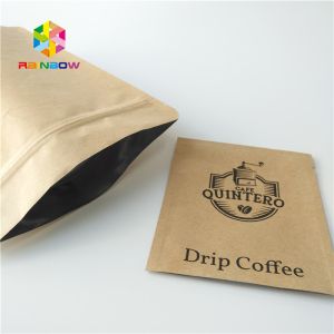 Buy cheap Customized Size Kraft Stand Up Pouches Matte Surface Finish 100 - 150micron Thickness from wholesalers