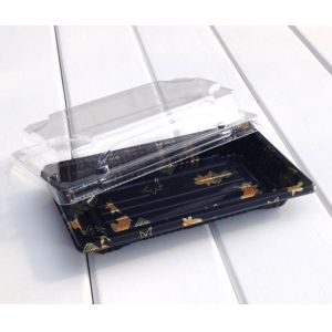 Buy cheap Stackable Disposable PS Plastic Sushi Container from wholesalers