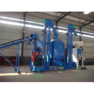 rice husk pellet line, complete pellets production line with 1T/H~5T/H capacity