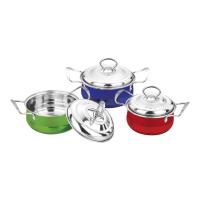 Buy cheap Modern Kitchen Cookware Set , High Standard 6 / 8 Pcs ss Cookware Sets product