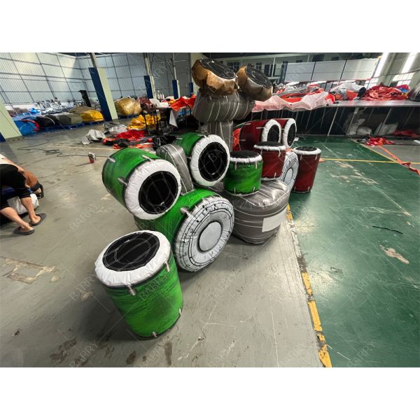 China Musical Super Fun Battle Light Beats Inflatable Drum Set With IPS Interactive Inflatable Drums Game Inflatable IPS Drum Kits on sale China Musical Super Fun Battle Light Beats Inflatable Drum Set With IPS Interactive Inflatable Drums Game Inflatable IPS Drum Kits on sale