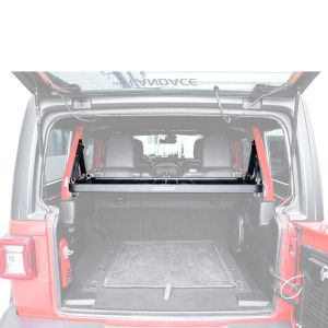 China Built-in Shelf for JEEP Wrangle JK JL Rear Gate Metal Auto Trunk Boot Storage Inside on sale
