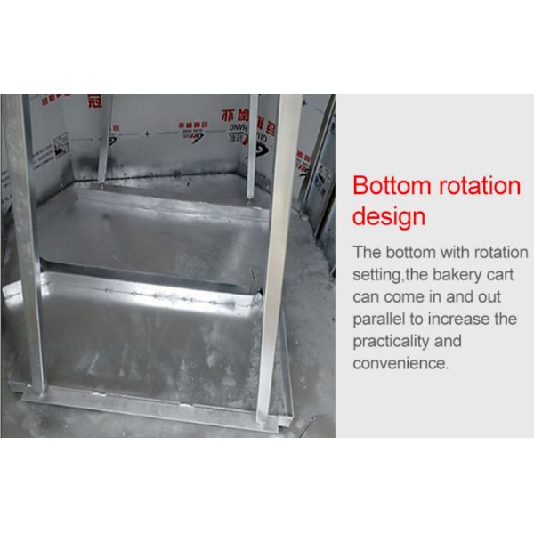 Electric And Gas Heating 64 Trays Electric Rotary Rack Oven For Biscuit Bread Cake