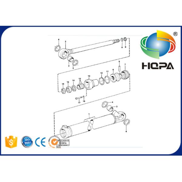 VOLVO Loader L120B Bucket Tilt Cylinder Seal Kit VOE11990027