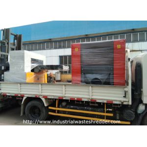Grid Mesh Cloth Rag Cutting Machine Non Woven Textile Shredder High Efficiency