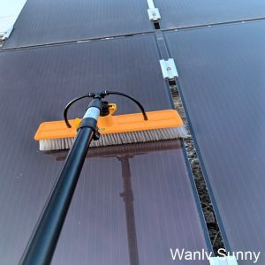 Buy cheap Durable Solar Panel Cleaning Brush with Manual Water Spray Physical Cleaning Principle from wholesalers