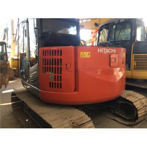 7T weight Used Crawler Excavator Hitachi ZX75 CC-4JG1 engine with Original Paint