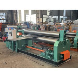 Buy cheap Carbon Steel Automatic Three Roller Plate Rolling Machine 12x2000mm from wholesalers