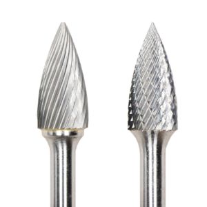 Buy cheap 12mm Dia SG Tree Point End Double Cut Carbide Burr 6mm Shank Carbide Burrs For Die Grinder from wholesalers
