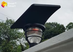 China Rohs CE COC Solar Powered Pole Lights Garden Mailbox Lamp With Lithium - Ion Battery on sale