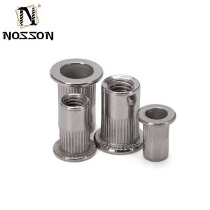 Buy cheap Instock M6 Half Hex Blind Rivet Nut Ss304 Blue White Zinc Flat Head Hexagon Riveted Nut for Metric Measurement System from wholesalers