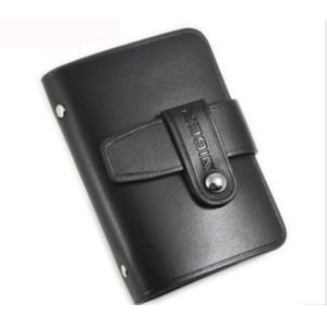Buy cheap Custom Black Leather Mens Credit Card Holders Wallets from wholesalers