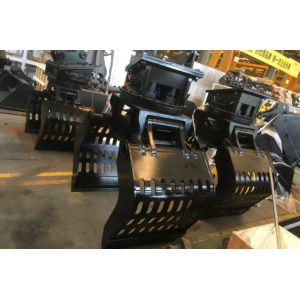 Excavator Hydraulic Demolition Grab Sorting Grapple Rock Select Grapple