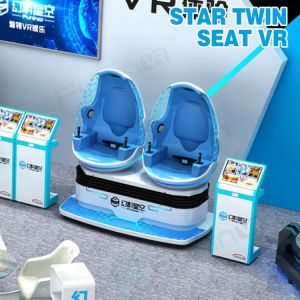 Buy cheap Fun 9D Virtual Reality Cinema With Rotating Two Capsule Chairs / Roller Coaster Thrill Rides from wholesalers