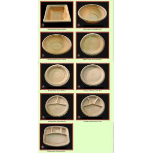 Food Grade Molded Pulp Equipment , Biodegradable Plate Making Machine 220V